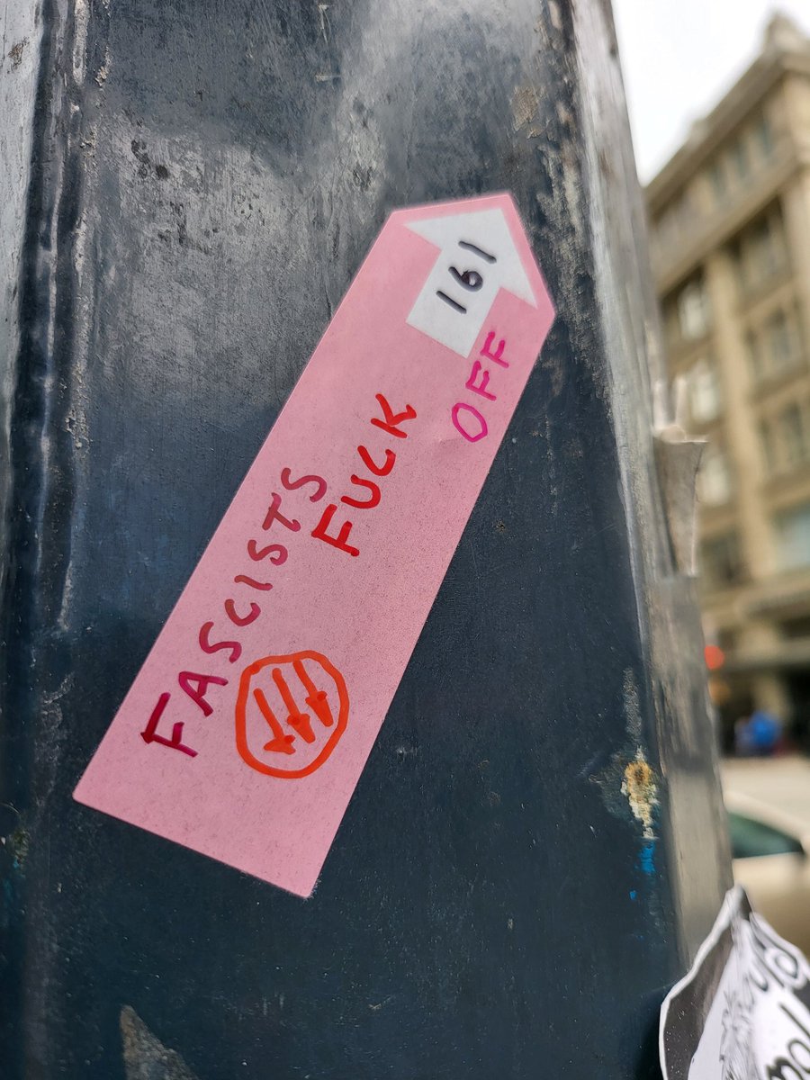 Fascists Fck Off! Seen in Vancouver #antifa #antifascism