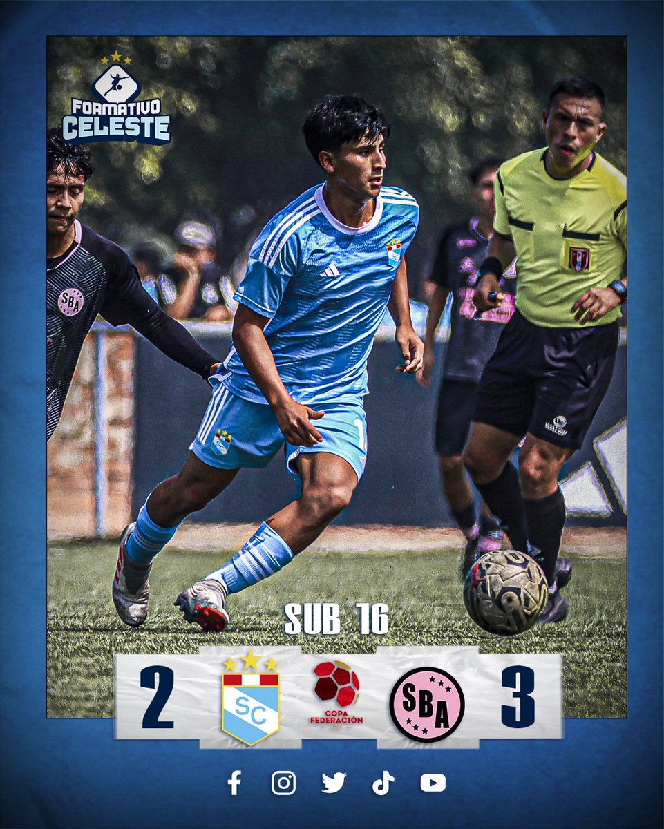 🏆 𝐓𝐨𝐫𝐧𝐞𝐨 𝐄́𝐥𝐢𝐭𝐞 𝐅𝐞𝐝𝐞𝐫𝐚𝐜𝐢𝐨́𝐧 - 𝐂𝐨𝐩𝐚 𝐎𝐫𝐨

➡️ Nuestra Sub 16 dirigida por Gonzalo Valdivia cayó por 3-2 contra Boys.

⚽️ Matías Reyes
⚽️ Mireol Coronado

📸 <a href="/Jahziu/">Mau</a>

¡𝗔 𝗹𝗲𝘃𝗮𝗻𝘁𝗮𝗿𝘀𝗲 𝗖𝗲𝗹𝗲𝘀𝘁𝗲𝘀! 👊🏼
¡𝗙𝘂𝗲𝗿𝘇𝗮 𝗖𝗿𝗶𝘀𝘁𝗮𝗹! 💙
