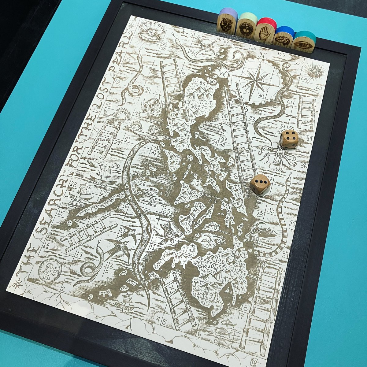 I love this. Dumaguete artist Dyck Cediño [ @dr.deadlocks ] made a Philippine map edition of Snakes and Ladders. Play the game at Arte Cafe Gallery [ IG: @arte.6200 ].