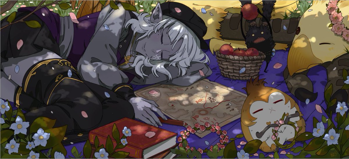 bascheng's tweet image. #springexchange2024
An exchange piece for @puppypresidents of their elezen, Beatrix!