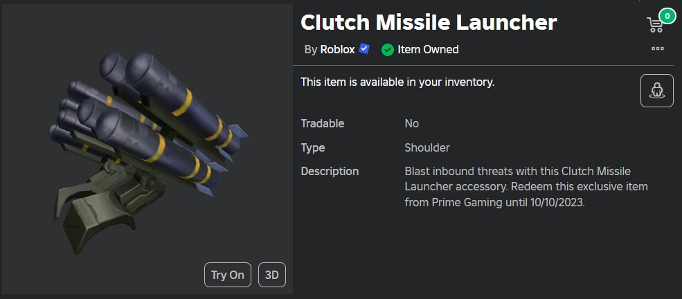 🎉 Clutch Launcher - Code Giveaway 🎉

📘 Rules:
- Must be following me + Like the tweet
- Reply with anything random

⏲️ 4 random winners will be picked tomorrow at 11 PM EST.
#Roblox #robloxgiveaway #robloxgiveaways #RobloxUGC