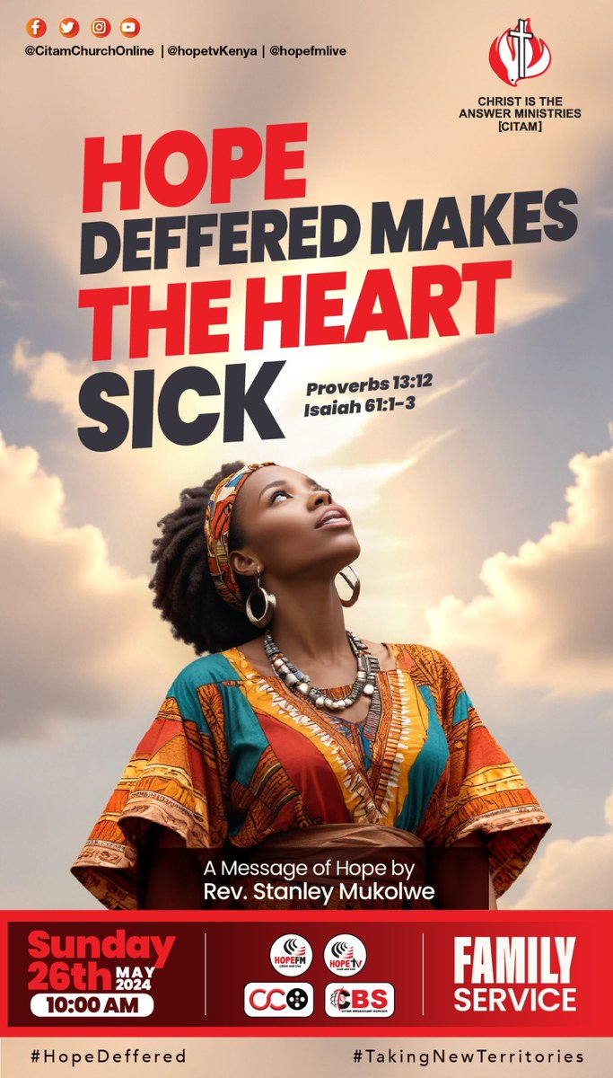 KwameRubadiri's tweet photo. We conclude the series on Mental Health today as Dr Stanley Mukolwe examines the value of Hope in the Family and the high price we pay for not addressing mental well-being at home. @CITAMOnline @codede2 #HopeDeferred #TakingNewTerritories on CBS Family https://t.co/SWfxEAgToB
