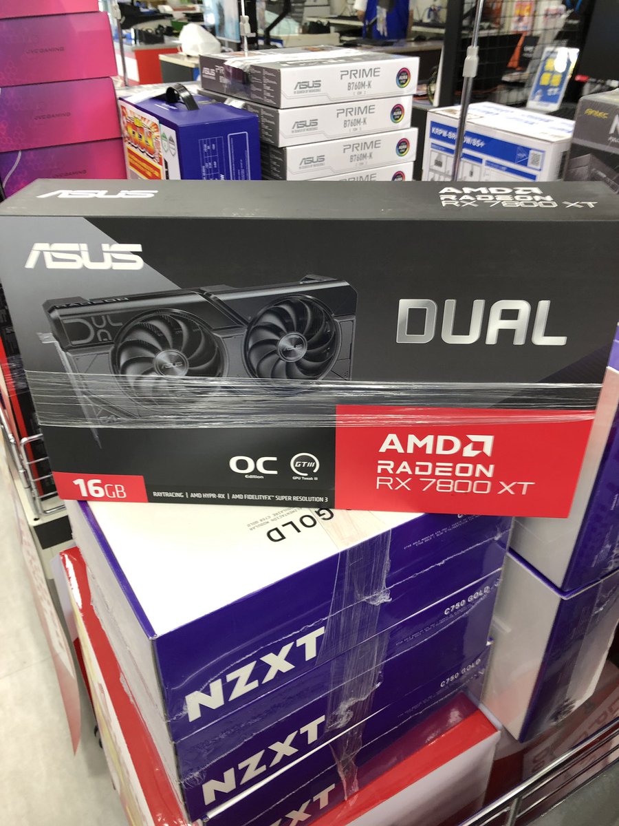 ASUS DUAL 7800XTがこの価格は安い！！
残り1台です！！