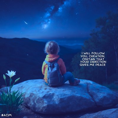 In this tiny world I made outside Creation, peace of mind depends upon not-knowing being enough, disavowing ego’s terrified overreach into the unknowable via hubris and naive rationalism.

In that seeming void, Love awaits… that I cease projecting my thoughts upon God.
#ACIM