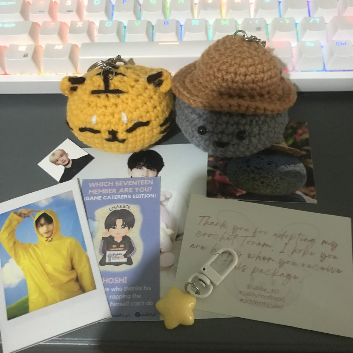 chaerppo's tweet photo. ๊ฐ๐๊ฑ from : @juncy_juncy | #sabbyfeedbacks #crochetbysabel โหโก
โญ๏ธโญ๏ธโญ๏ธโญ๏ธโญ๏ธ
dumating na yung mga anak k ๐ฅน galing ang accurate ng pagka crochet!! highly reco this seller super approachable and may unli updates fr her kaya di ka mag woworry sa orders mo ^^
โ ๐ญ #chaerkyuppo https://t.co/vz0EooEaZd