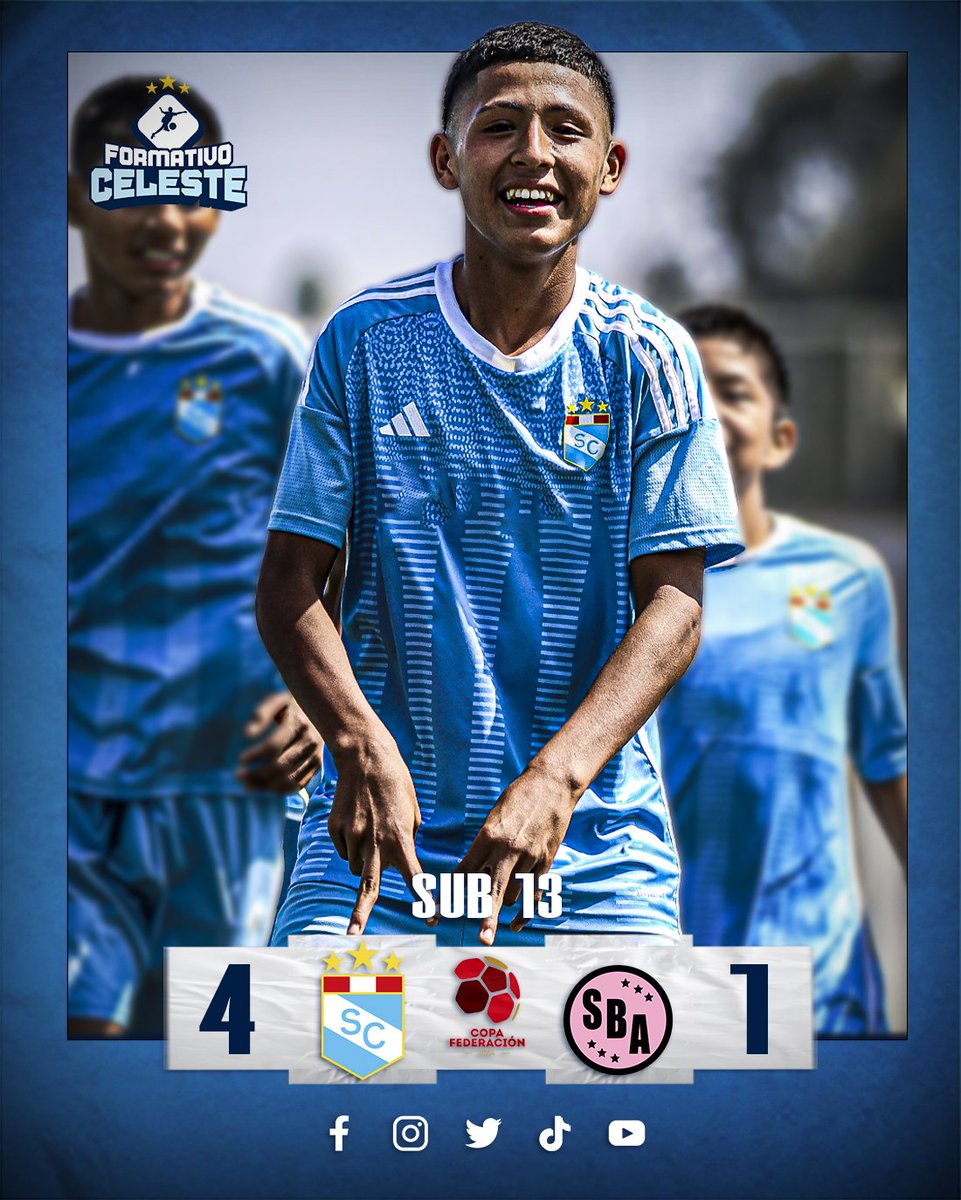 🏆 𝐓𝐨𝐫𝐧𝐞𝐨 𝐄́𝐥𝐢𝐭𝐞 𝐅𝐞𝐝𝐞𝐫𝐚𝐜𝐢𝐨́𝐧 - 𝐂𝐨𝐩𝐚 𝐎𝐫𝐨

➡️ Nuestra Sub 13 dirigida por Martín Salinas golearon por 4-1 al Boys.

⚽️ Luis Cristobal (x2)
⚽️ D. Maldonado
⚽️ Valentino Ramos

📸 <a href="/Jahziu/">Mau</a>

¡𝗩𝗮𝗺𝗼𝘀 𝗖𝗲𝗹𝗲𝘀𝘁𝗲𝘀! 💪🏼
¡𝗙𝘂𝗲𝗿𝘇𝗮 𝗖𝗿𝗶𝘀𝘁𝗮𝗹! 💙