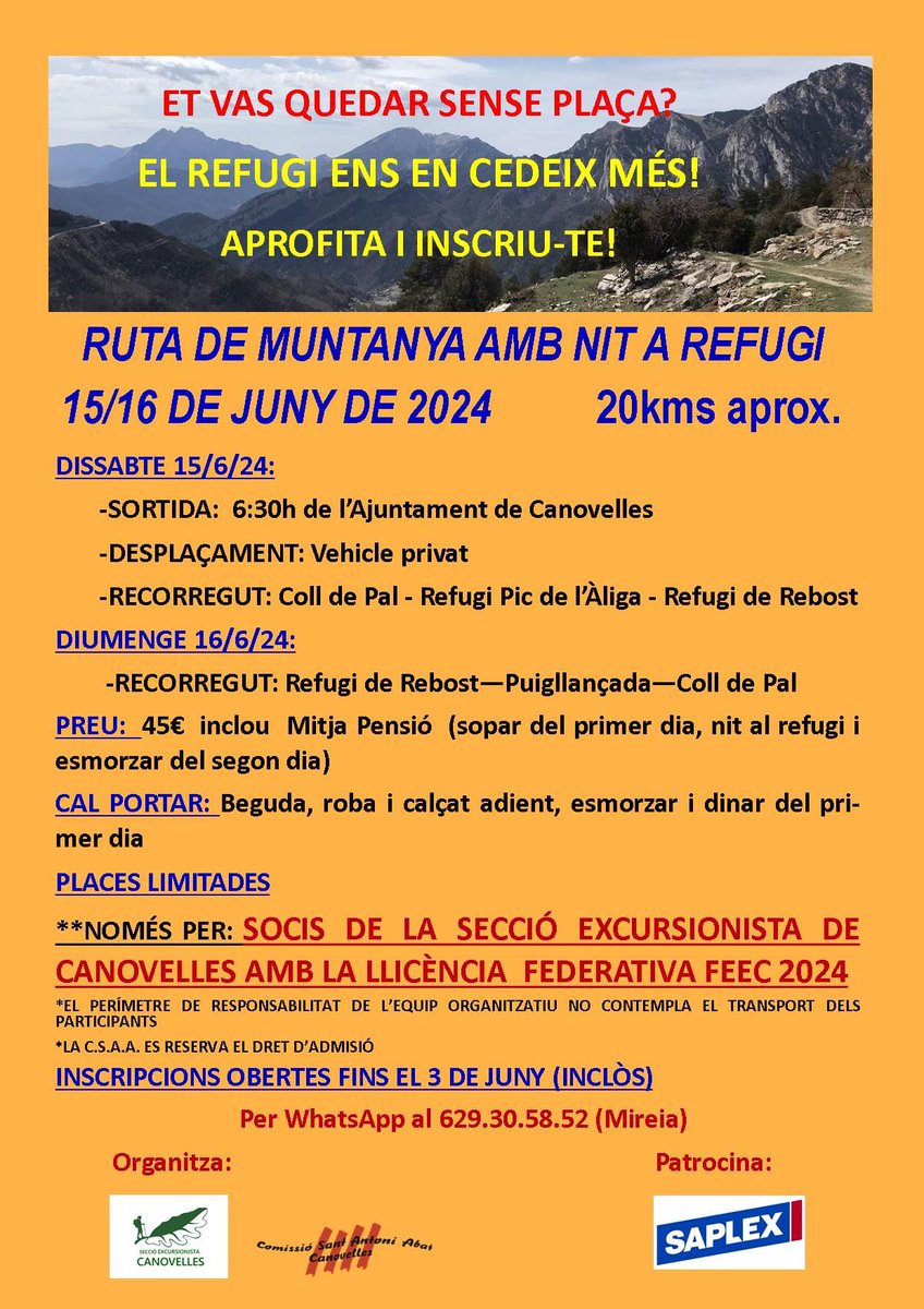 S. Excursionista Canovelles (@cexcursionista) on Twitter photo 