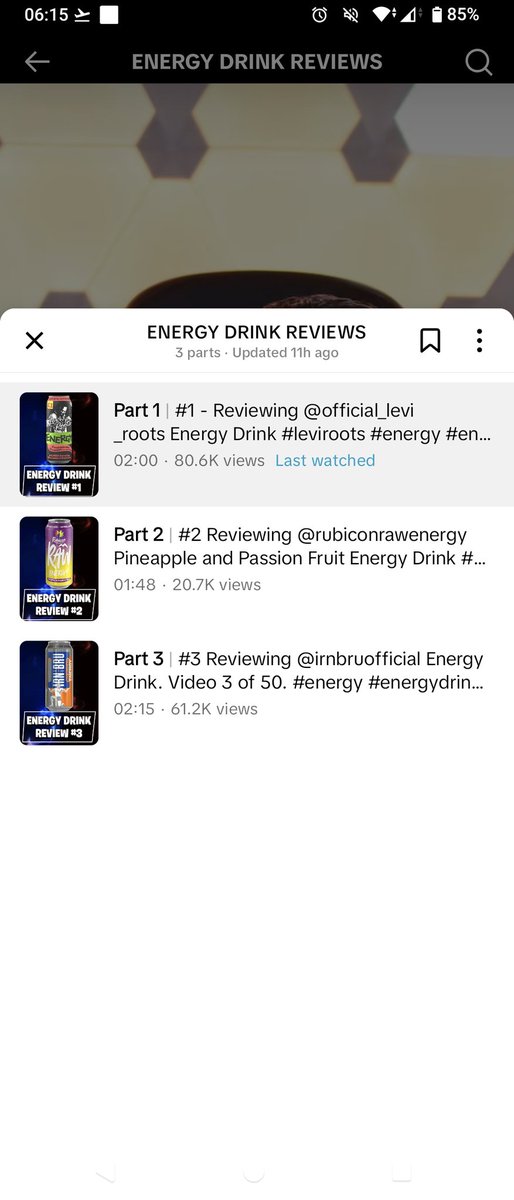 We now have video 3/50. The search to find the best tasting energy drink! The support has been great on the videos! Next video drops tomorrow! Go follow me on TikTok! <a href="/MonsterEnergyUK/">Monster Energy GB & IRE</a> <a href="/MonsterEnergy/">Monster Energy</a> <a href="/irnbru/">IRN-BRU</a> <a href="/RubiconRAW/">Rubicon RAW Energy</a> <a href="/LucozadeEnergy/">Lucozade Energy</a>