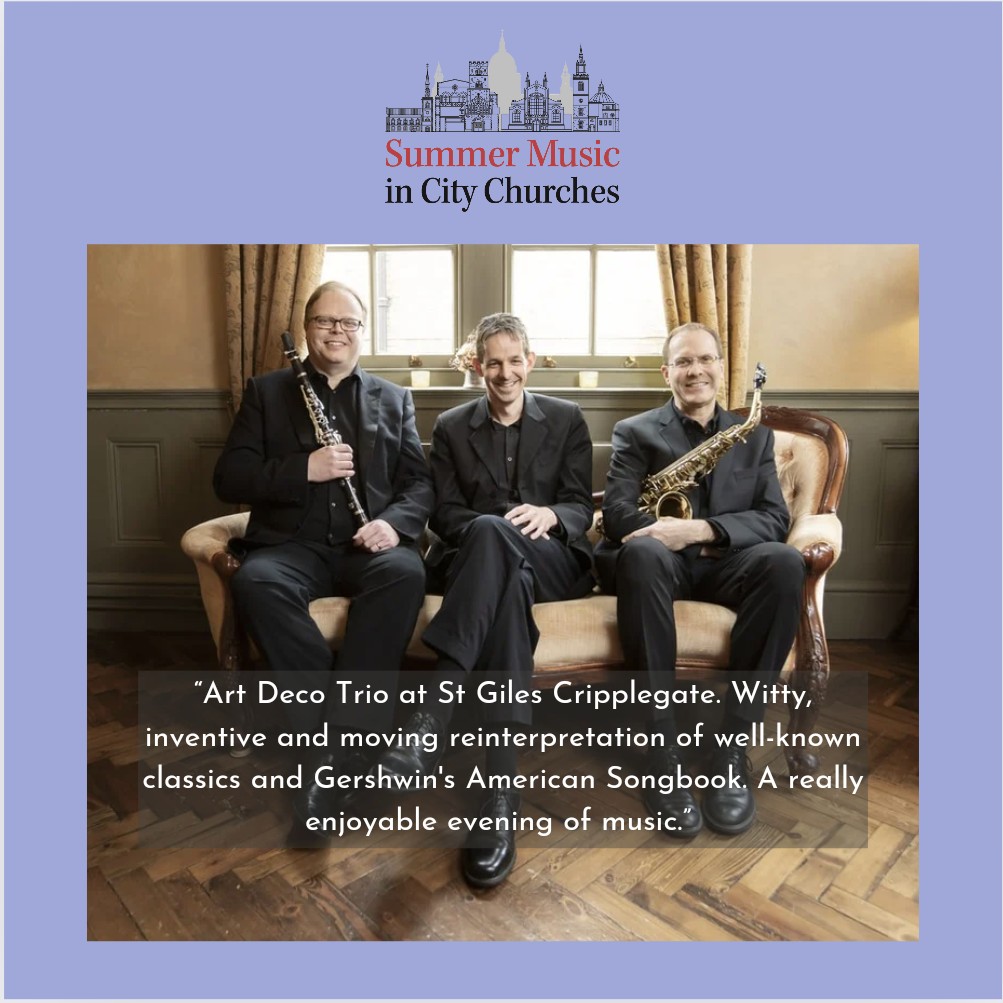 Kestrel Music (@kestrel_music) on Twitter photo Can you resist the romantic music of Gershwin, Berlin and Kern? Don't miss the special Art Deco treatment on 12 June - fabulous arrangements by the legendary <a href="/IainFarrington/">Iain Farrington</a> and his trio - Peter Sparks (clarinet) and Kyle Horch (sax). summermusiccitychurches.com/event-details/⦠Can you resist the romantic music of Gershwin, Berlin and Kern? Don't miss the special Art Deco treatment on 12 June - fabulous arrangements by the legendary <a href="/IainFarrington/">Iain Farrington</a> and his trio - Peter Sparks (clarinet) and Kyle Horch (sax). summermusiccitychurches.com/event-details/ā¦