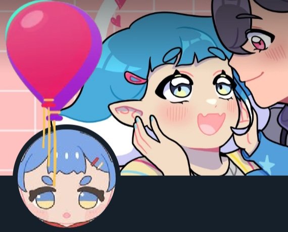 My balloons are only at the corner 😭