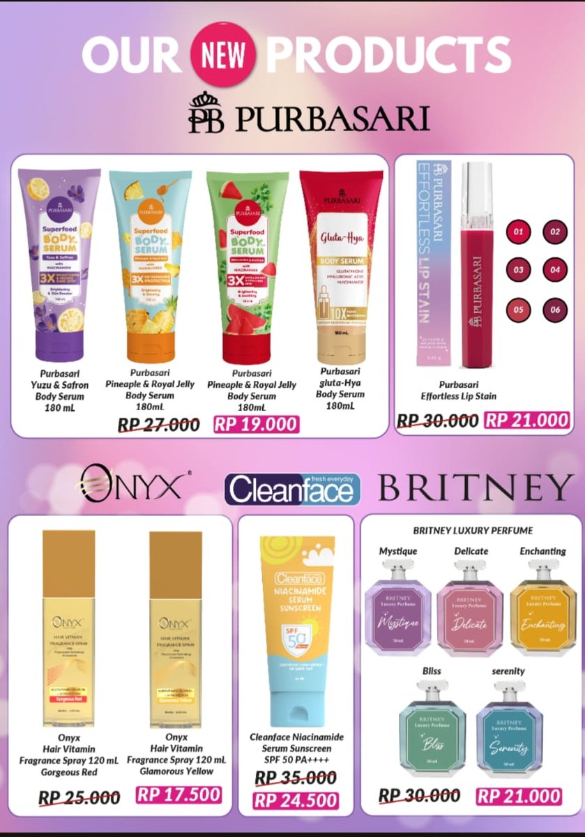 aleygre's tweet image. guys aku open PO dan jastip buat event JxB yuk yang mau bisa banget, banyak skincare make up harga anjlok. bisa join ke grup WhatsApp yaa, dm aja yang mau join! pengiriman dr Jakarta Barat.

#jastip #zonauang #jastipJxB #jastipskincare