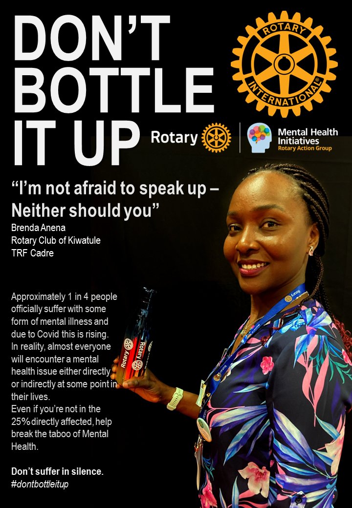 How are you? Yes, you?
 You matter. 
#Rotary24 
#dontbottleitup