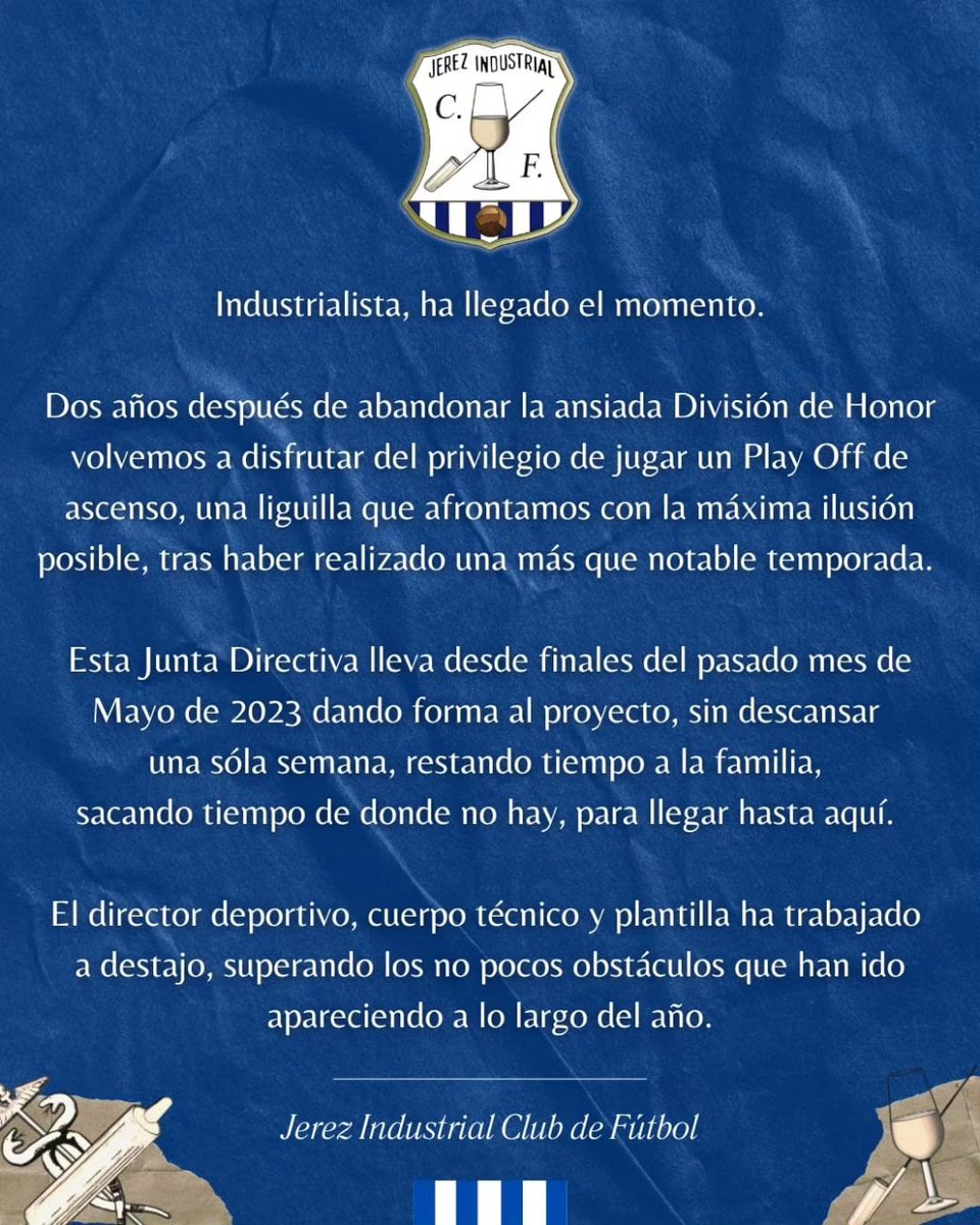 JerezInd_CF's tweet photo. ๐๐๐ซ๐ญ๐ ๐๐๐ข๐๐ซ๐ญ๐ ๐๐ ๐ฅ๐ ๐๐ฎ๐ง๐ญ๐ ๐๐ข๐ซ๐๐๐ญ๐ข๐ฏ๐
#JICF #OrigenCentenario #Temp2324 https://t.co/GyW7UOA5rv