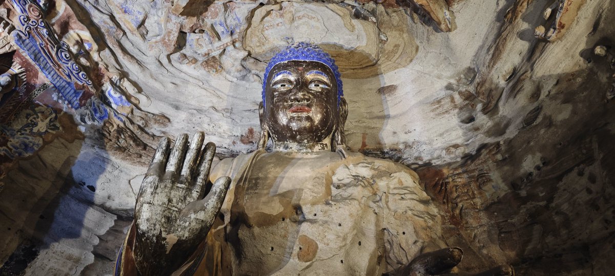 Yungang Grottoes. Spectacular temples from the 5th and 6th centuries. Only 2h by high-speed train from Beijing. #datong