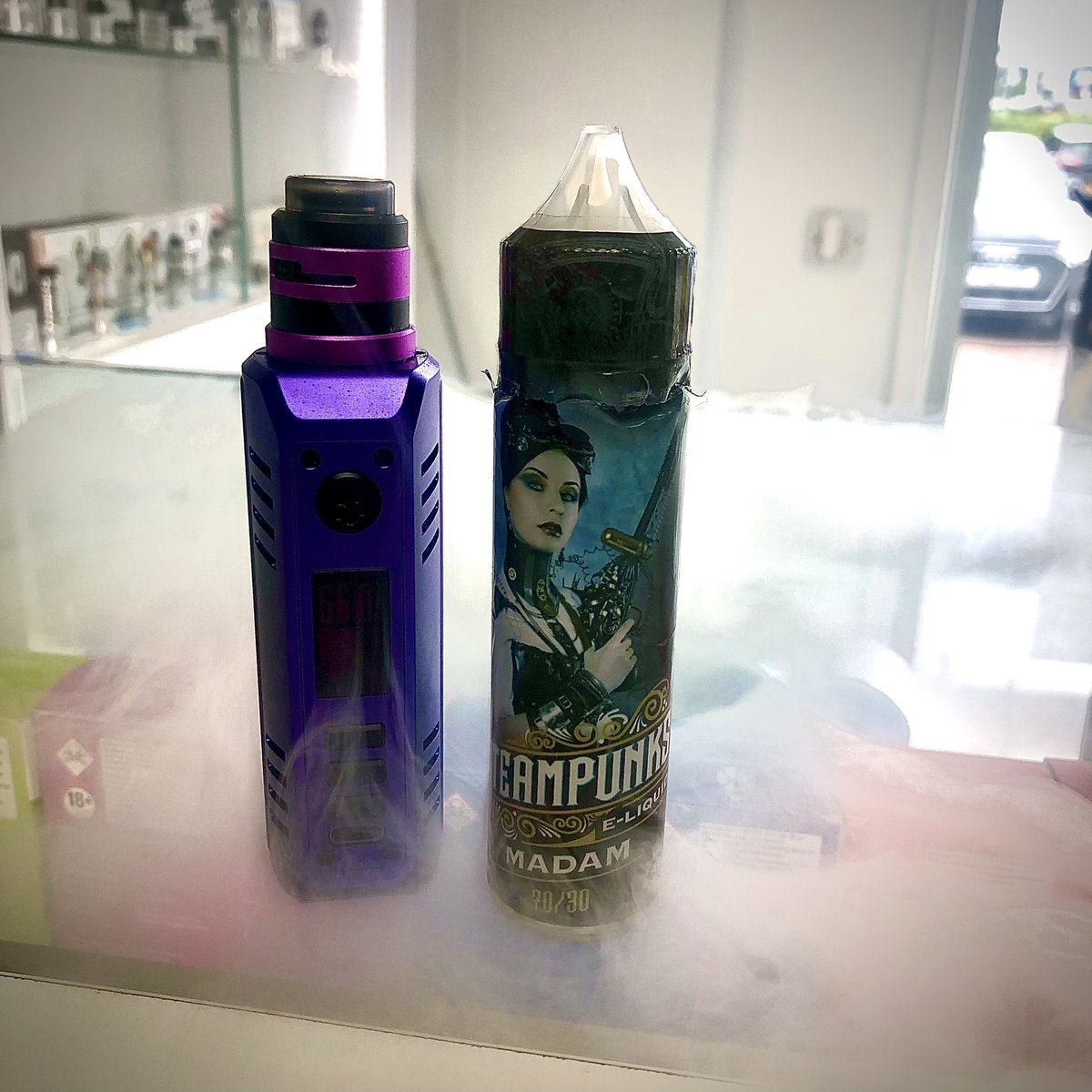What we rocking today? 
Odin Mini V2 with the Nitrous dual coil Rda! 0.33ohms at 66w! Paired with the amazing Steampunk Madam I’ve cold bourbon with an aniseed twist 🤩
#vape #vaping #vaper #vapefam #vapecommunity #smokefree #everydayvape #vapeuk #ukvape