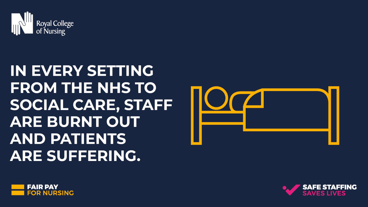 Nursing is in desperate need of investment. Would-be MPs must present their plans to properly fund our profession and health and care services. Make sure your voice is heard on 4 July by registering to vote today. bit.ly/3R0g9FV
