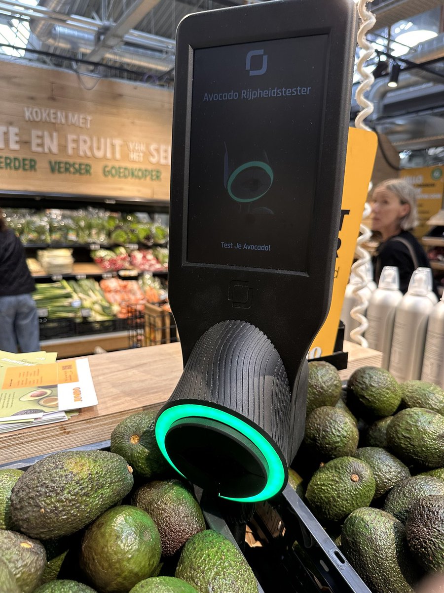 A machine to test if your avocado 🥑 is ready to eat