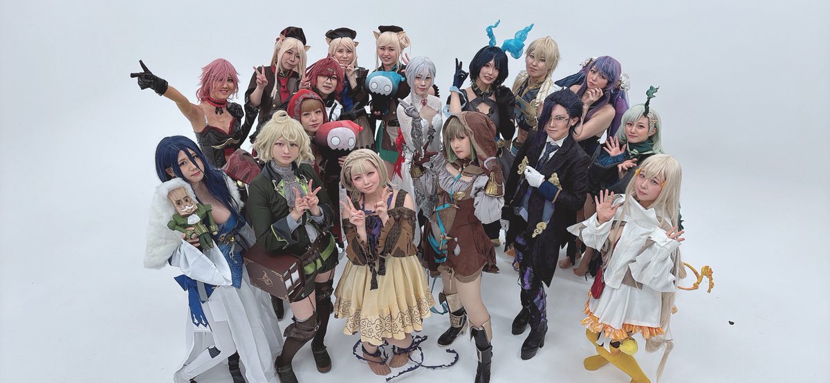 KaNaTaAmaretto's tweet photo. #SINoALICE7周年記念大型

シノアリスプレイアブルキャラ全員揃いました！！
主催感無量です！！
お疲れ様でした！
シノアリスまだ終わらない！(終わってる) https://t.co/W05fwiACLG