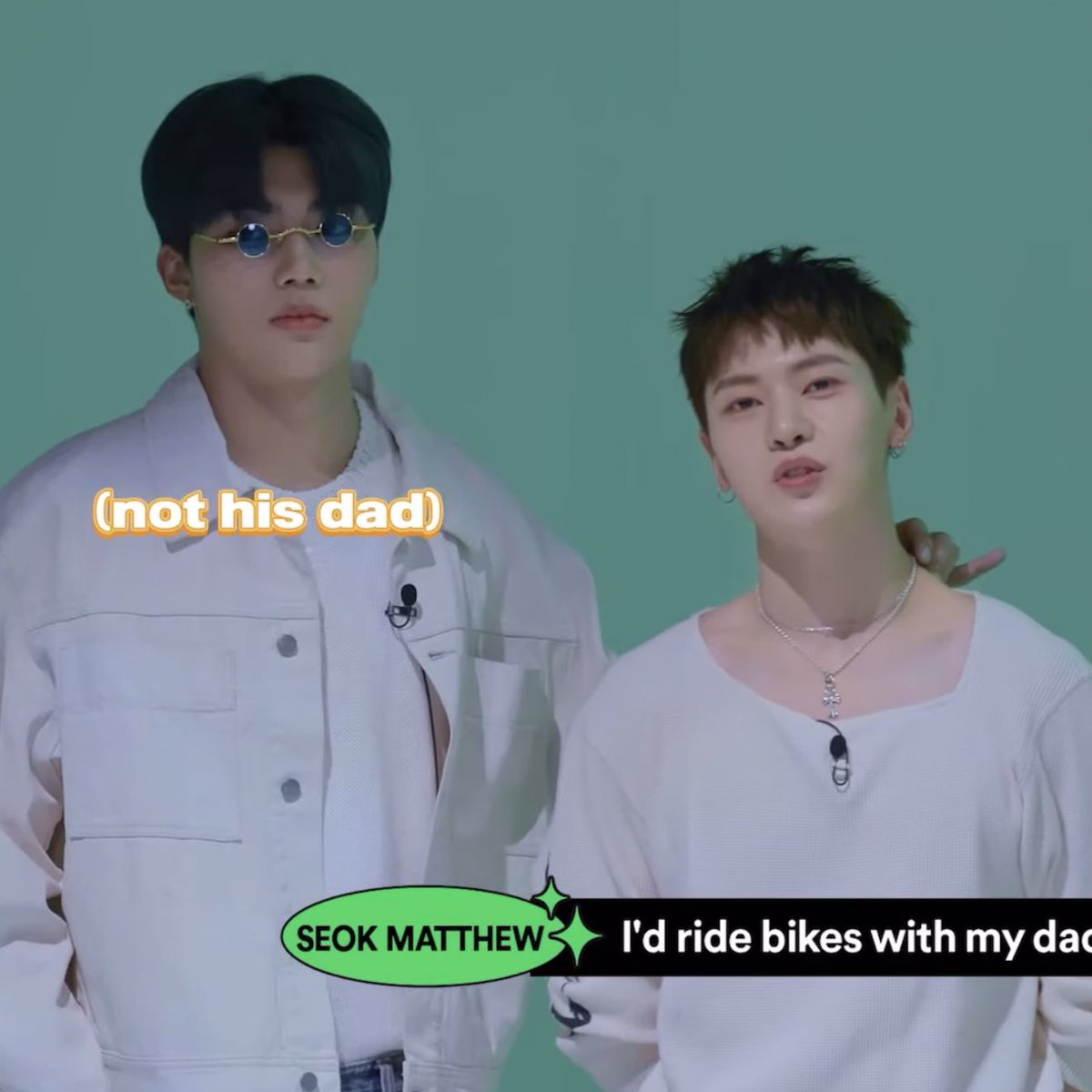 (not his dad) 😭😭
