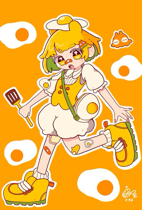 「fried egg shirt」 illustration images(Latest)