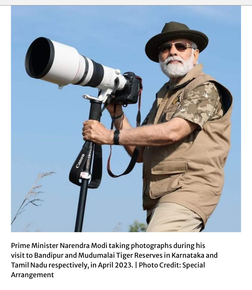 Mysore Hotel threatens legal action as ₹80 lakh bills for PM’s stay not paid. 🫢Huge ₹6.33 crore of public money meant for National Tiger Conservation & Conserving Forests — spent on PM’s Project Tiger event & Drama-bazi in April 2023. Funds are thehindu.com/news/national/…