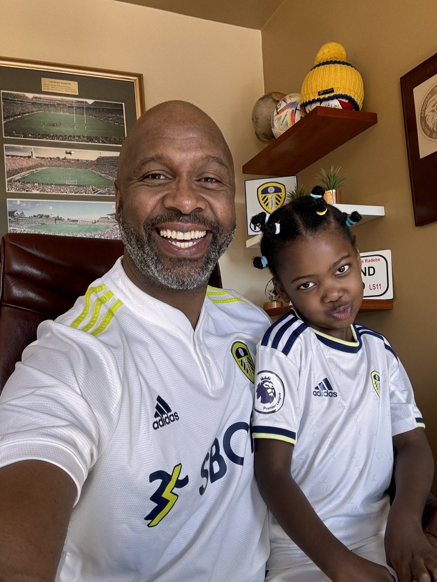 Ready for the Big game <a href="/LUFC/">Leeds United</a> bring it home #MOT 🤍💙💛 <a href="/adidasZA/">adidasZA</a>