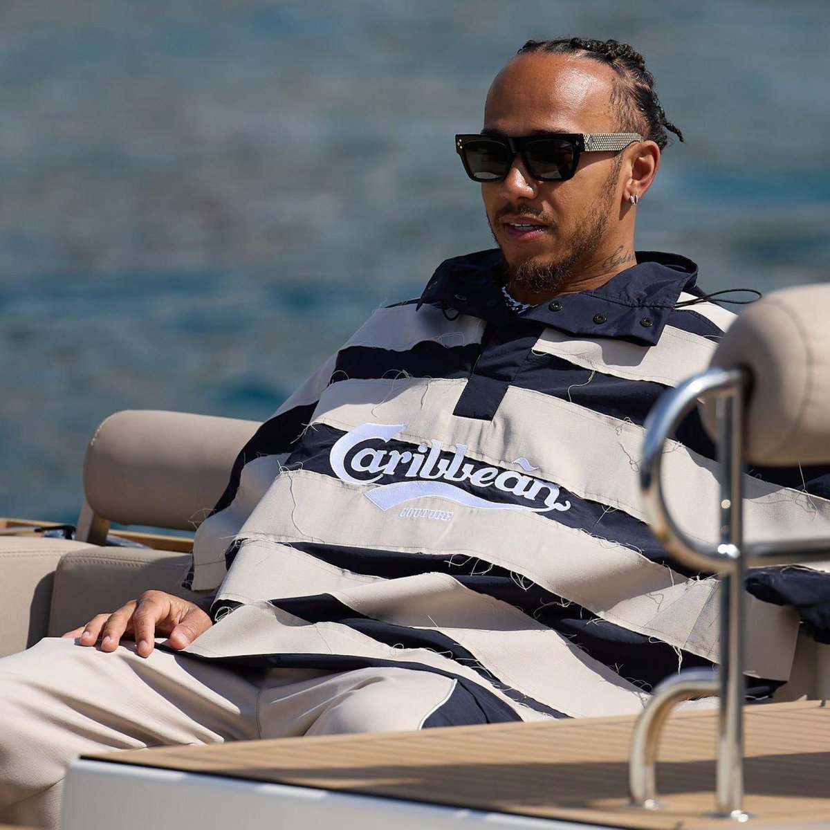 Unbothered. Moisturized. Happy. In his Lane. Focused. Flourishing 😄😎🛥️ #MonacoGP 🇲🇨