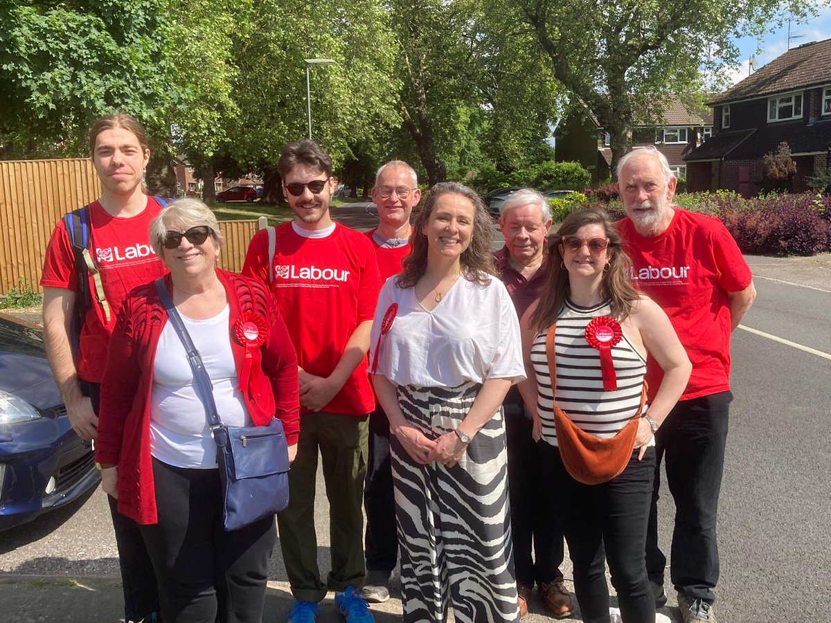 Out canvassing Saturday morning with our brilliant candidate, Sarah Gillinson. Great response on the doorstep #votelabour