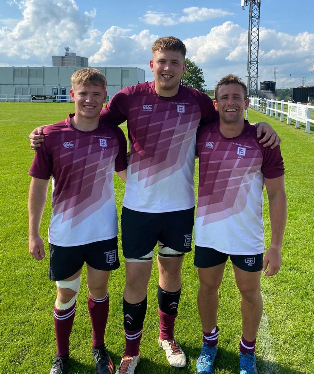 🏉 Well done to these three Griffins, Brad, Jack and James, who represented Longlevens Rugby for the Gloucestershire Senior Men’s team, who secured a 45-26 win against Essex yesterday. Home semi-final secured at Longlevens Rugby on Saturday 3pm ko. 💪 #UpTheGriffins