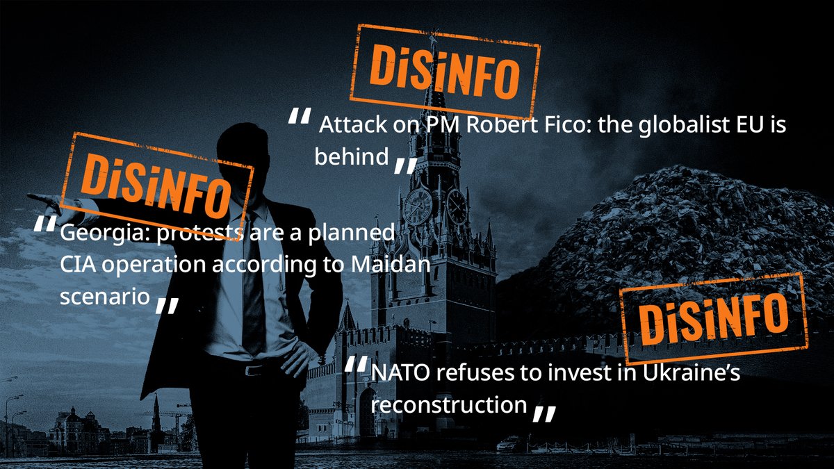 Kremlin #disinformation's conspiratorial mindset is on full display - from telling tall tales about the 'long hand' of the West in Georgia, to conjuring imaginary NATO threats. #DontBeDeceived, read #DisinfoReview euvsdisinfo.eu/all-the-others…