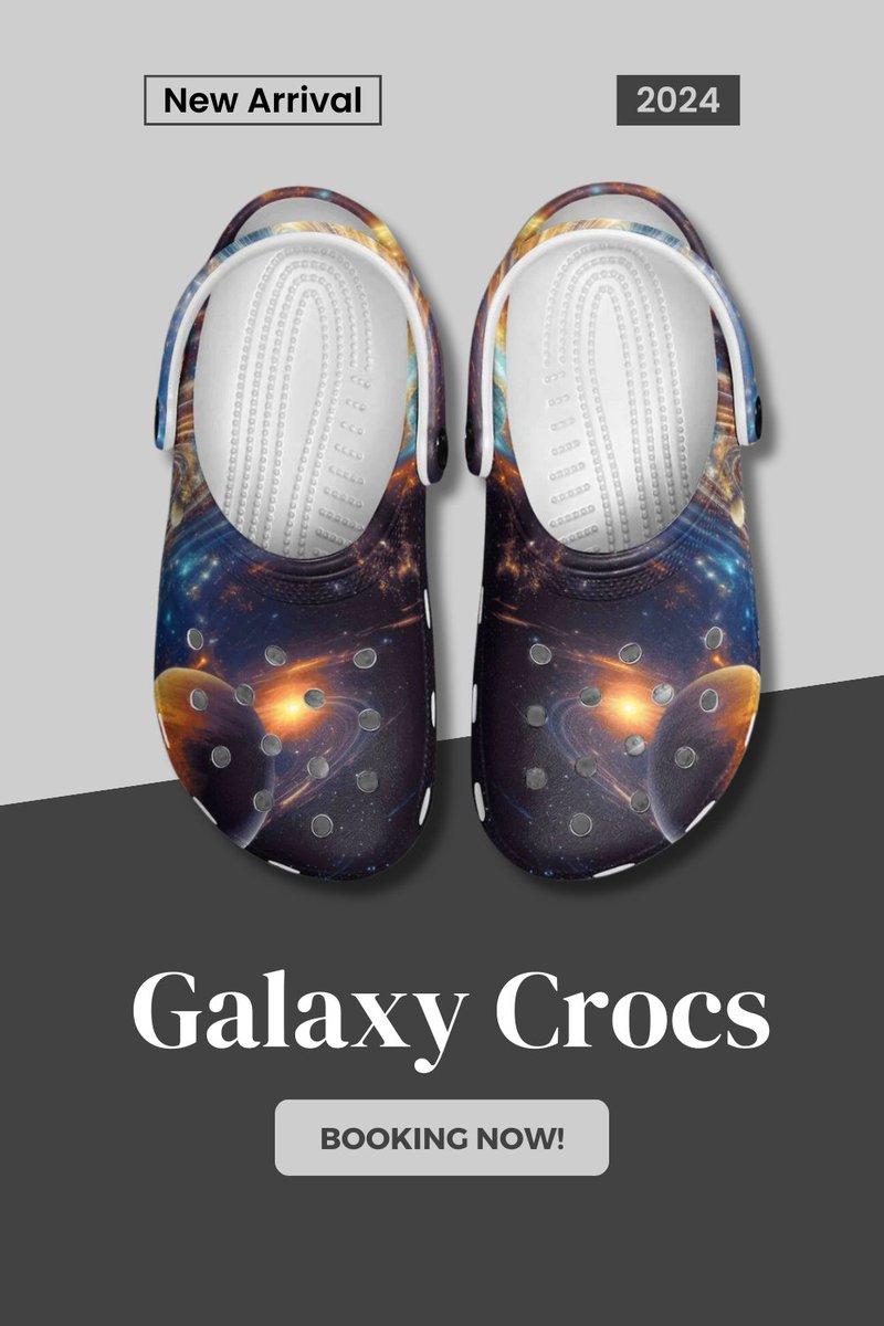 WhatDoWeNeed24's tweet image. Galaxy Crocs: The Ultimate Beach Companion = Link = cutt.ly/OetDMTj4 = #GalaxyCrocs #FashionFootwear #CosmicStyle #OutofthisWorldShoes #StarrySteps #CelestialClogs #SpaceInspiredFashion #GalacticTrend #ShoeObsession #FashionForward #FootwearFrenzy #CosmicChic #StellarShoes
