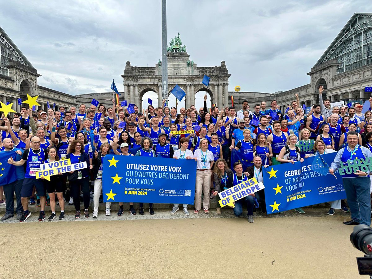 EESC_Plosceanu's tweet photo. Happy to join again the @20kmbru for the #RunningForEurope team and representing @EU_EESC. https://t.co/fm7umicT8J