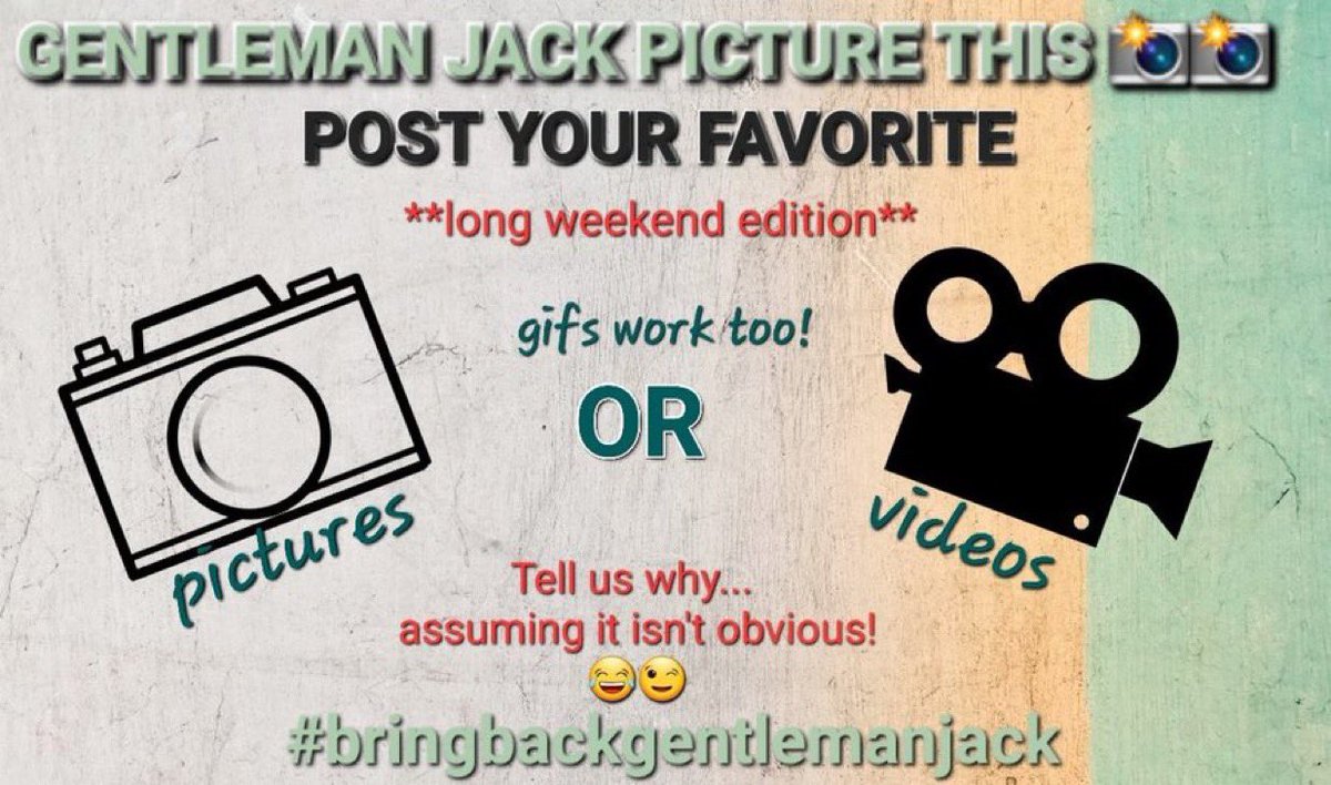 Reminder! Weekend Game: Gentleman Jack - Picture This! #BringBackGentlemanJack @BBC @LookoutPointTV