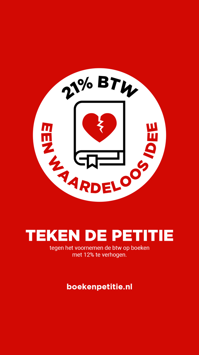 📚🤝📝 Teken de petitie tegen de btw-verhoging op #boeken. boekenpetitie.petities.nl