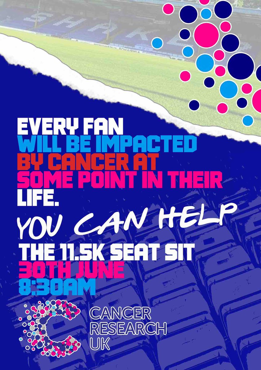 🏟️ On Sunday 30th June a group of Shakers supporters will be attempting to sit on every seat In all 4 stands of Gigg Lane to raise funds for Cancer Research Uk You can help them hit their target by donating here 🎯 fundraise.cancerresearchuk.org/page/samanthas… #BuryFC #PartOfIt