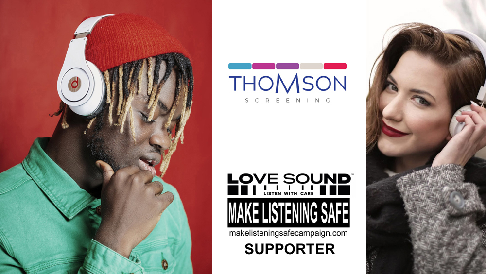 Hearing is a precious gift, and screening for hearing problems and doing everything we can to protect our own and our children’s hearing, is so important, which is why Thomson Screening is proud to support the #MakeListeningSafe Campaign. 
Info here: makelisteningsafecampaign.com