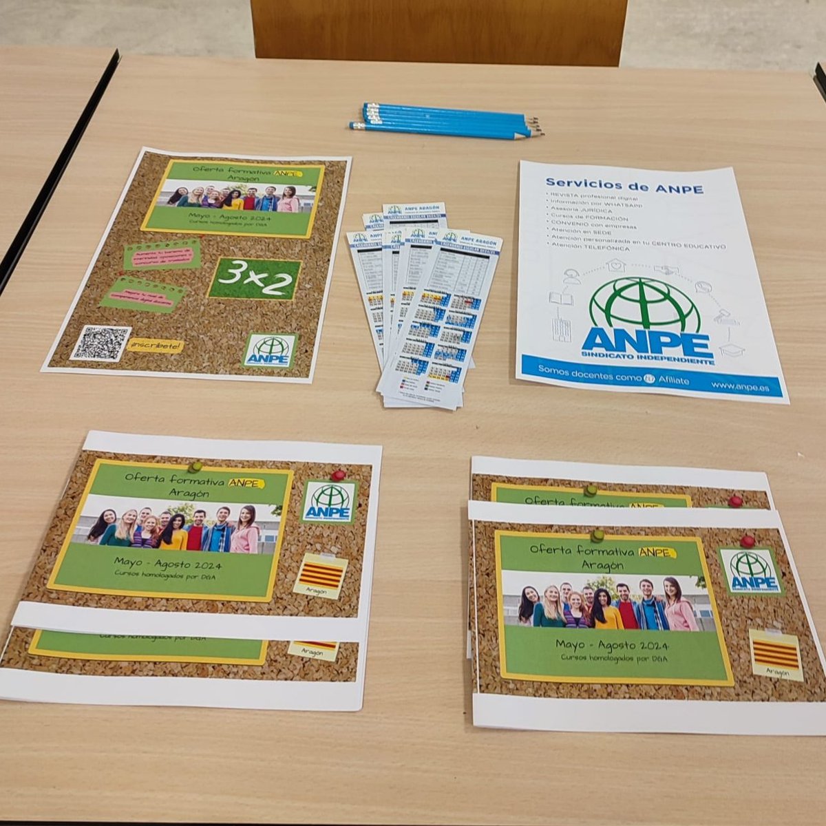 💚💙 Esta semana estuvimos en la Facultad de Educación de la Universidad de Zaragoza dejando información de los servicios que ofrece ANPE a los futuros docentes. 
#ANPEcontigo #DocentesComoTú