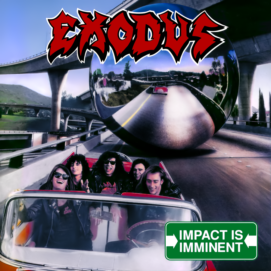 EXODUS『IMPACT IS IMMINENT』
を聴いています。

90年発売の4thです。
3rdのポップ感は抑え
これでもかとGtをザクザク刻む
B.A.スラッシュの真骨頂になりましたね。
トリッキーにメロディアスにと
自在に攻めるGtソロと
クランチリフの鬩ぎ合いが快感です。
ゼトロの個性的なVoも冴えた傑作ですよ。