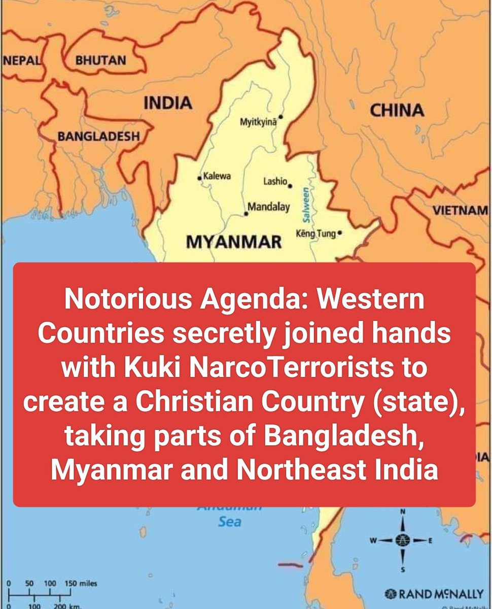 #HighAlert: Western Countries Notorious Agenda to create a Christian Country (state), taking parts of Bangladesh, Myanmar and NE India EXPOSED !

With this notorious agenda, they have secretly joined hands with the Chin-Kuki NarcoTerrorists.

Read full at eurasiantimes.com/us-desperate-f…