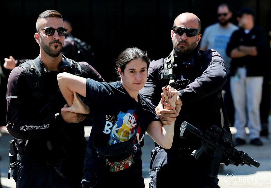 reyhane42246673's tweet image. Last year US supported the empty motto #womanlifefreedom and now this freedom is sacrificed for the sake of Isreal.
#UniversityProtests