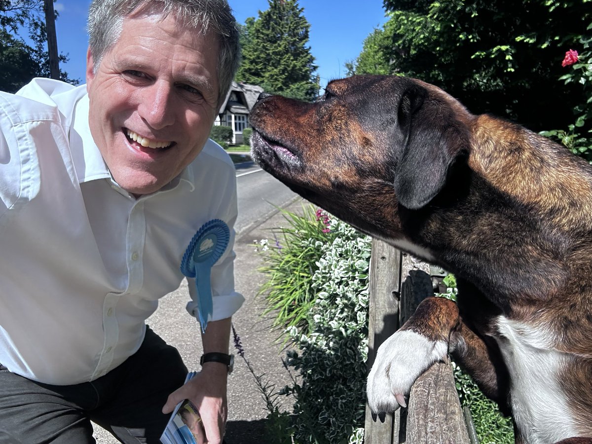 I met this friendly constituent while out knocking on doors. She wanted to know what we were going to do with the problem of cats.