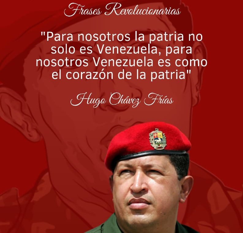 #26May 🖊️ pensamiento de nuestro comandante supremo Hugo Rafael Chávez.