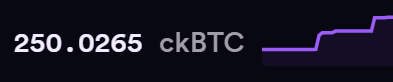 We're only 4 ckBTC away from all time supply high. ckUSDC wil start the long awaited DeFi trading boost on #ICP and still more to come with Bitfinity and friends