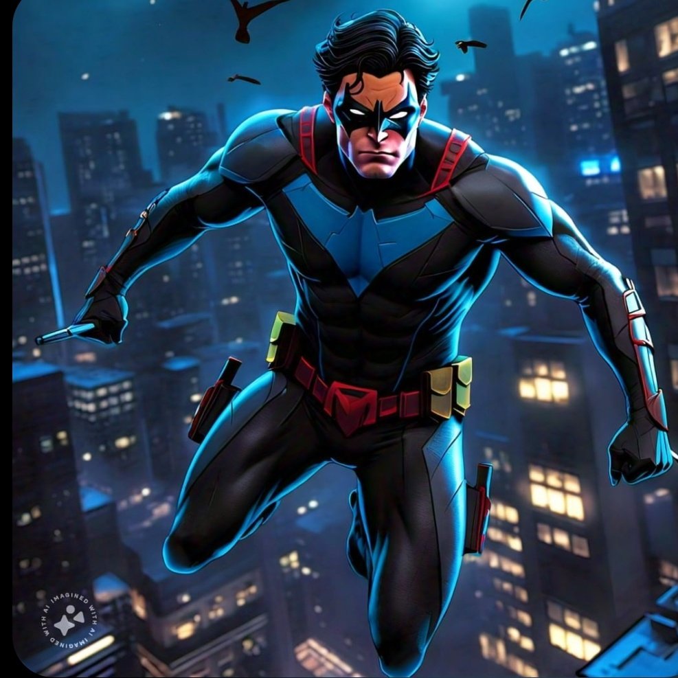 flashmc37442's tweet image. Knightwing looks so good doesn't he