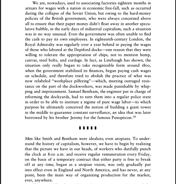 Utilitarianism either ends up under de Sades (“you must enjoy & subject yourselves to the purported enjoyments of each other”) or Benthams (“you must serve & subject yourselves to the purported services of each other”)—each at 1st played respectable roles in his home’s revolution