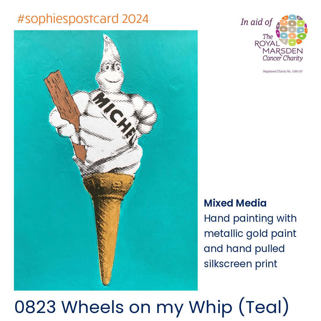 Thanks to the #secretartist who donated this wonderful #sophiespostcard for @royalmarsden

Contributing Artist List published 1st June

Auction runs for 10 days on eBay & ends Sat 29th / Sun 30th June 2024

Catalogue 2024 available to pre order