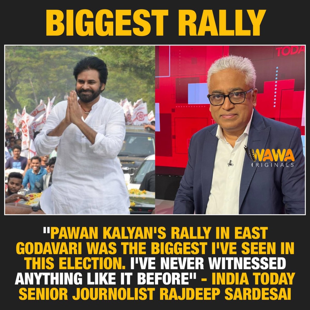 #PawanKalyan #pspk #janasena #pawankalyanfans #wawaoriginals #rajdeepsardesai #indiatoday #jsp