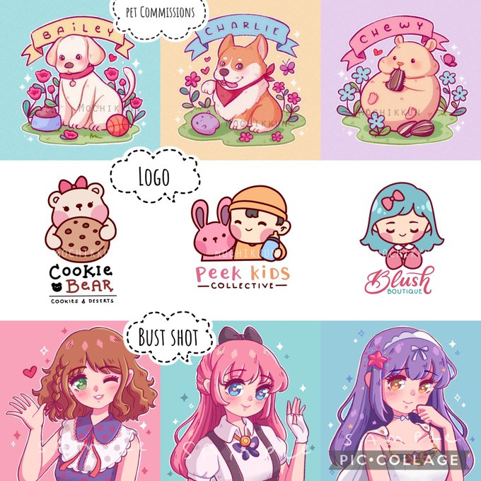 🌟 RTs/Shares are appreciated 🌟
Hello! Im now open for commissions, 10 slots only. 
For prices, and other finished commissions: https://t.co/QJTsytB7cA

I am offering:
~ Bust Shots
~ Logo
~ Pet Commissions 