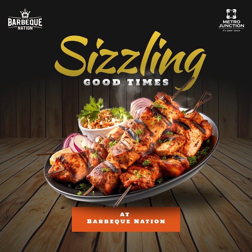 Come & experience the culinary excellence of Barbeque Nation, #AtOurJunction.

#MetroJunctionMall #BarbequeNation #CulinaryExcellence #FoodLovers #FoodBloggersIndia #Kalyankar