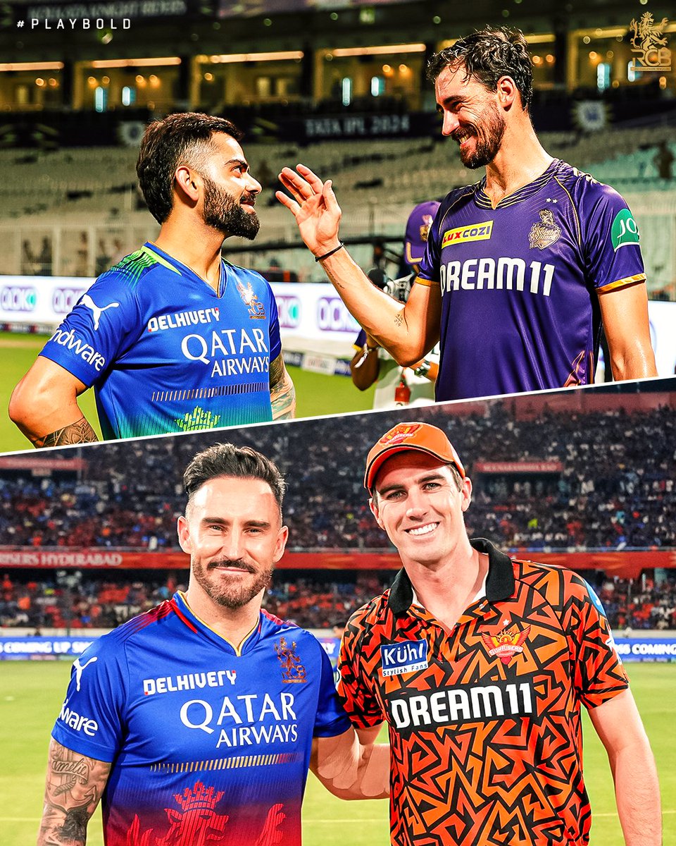 It's the Finale Day of #IPL2024! 🙌 Congratulations to @KKRiders & @SunRisers for making it to the biggest stage. Wishing both teams all the very best! 🤝 Put on a spectacle, one last time, gents! 🫡 #PlayBold #KKRvSRH